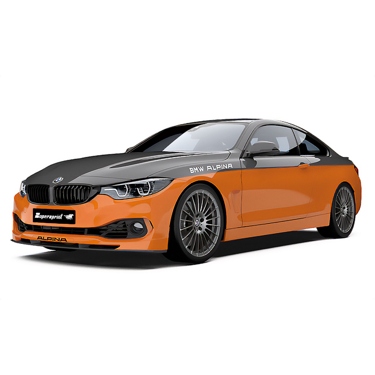 BMW Alpina coupe 2018 montážne body